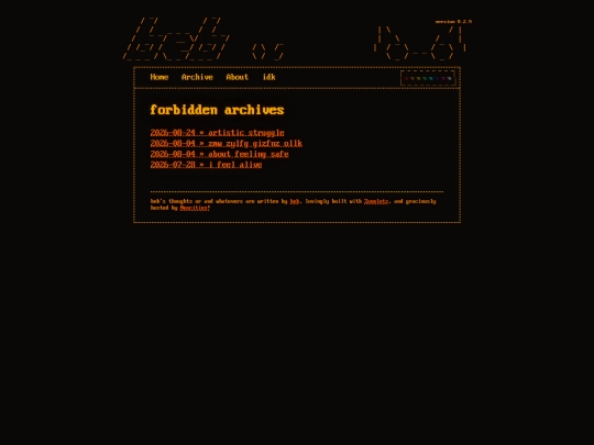 archive screenshot