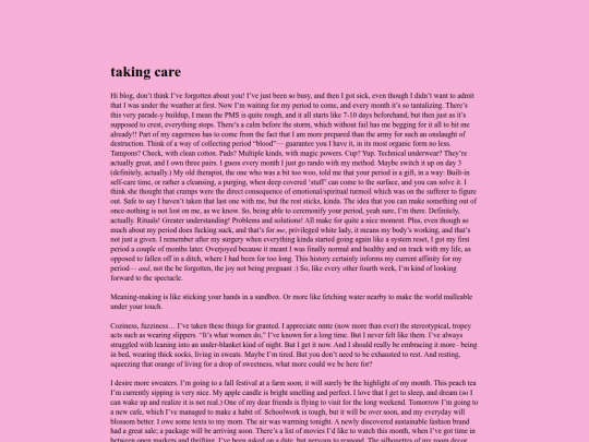 posts/takingcare screenshot