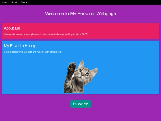 My First W3.CSS Page screenshot