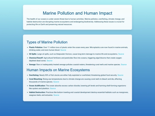 bio/marine screenshot