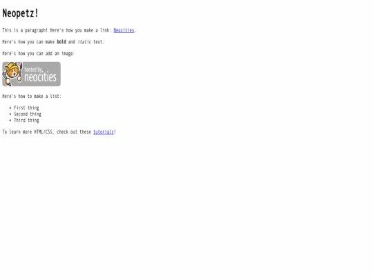 index screenshot