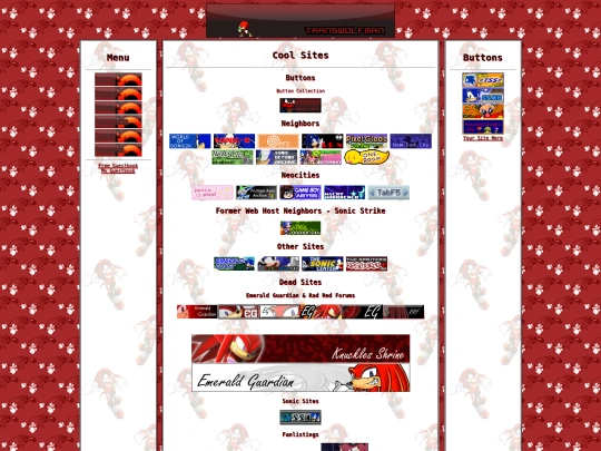 links screenshot