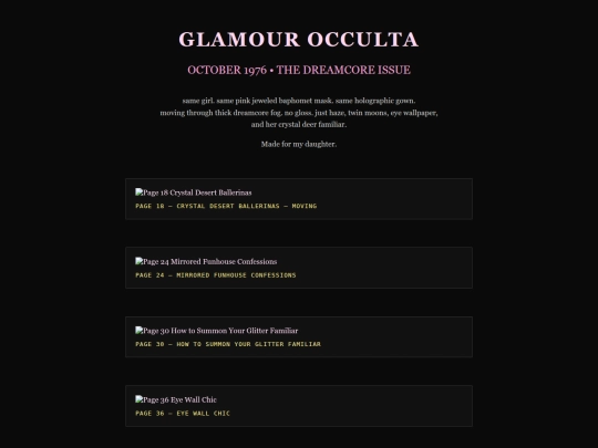 glamour-occulta screenshot