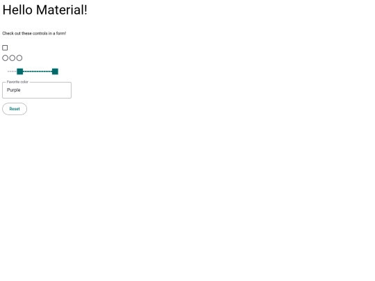 materialdesigntest screenshot