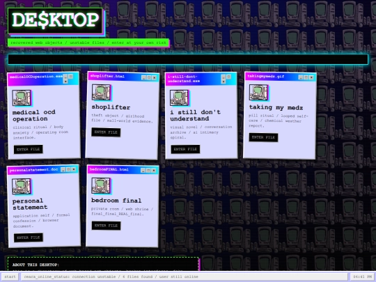 index screenshot