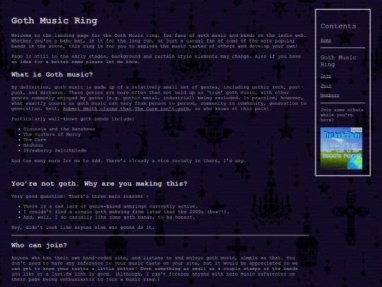 gothmusic screenshot