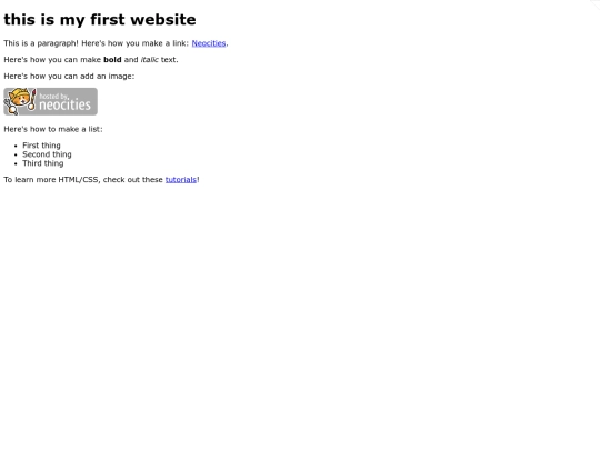 index screenshot