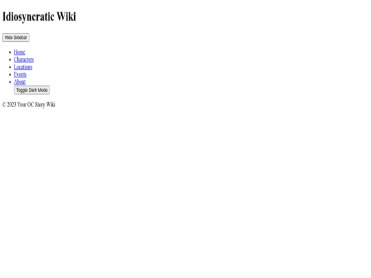 index screenshot