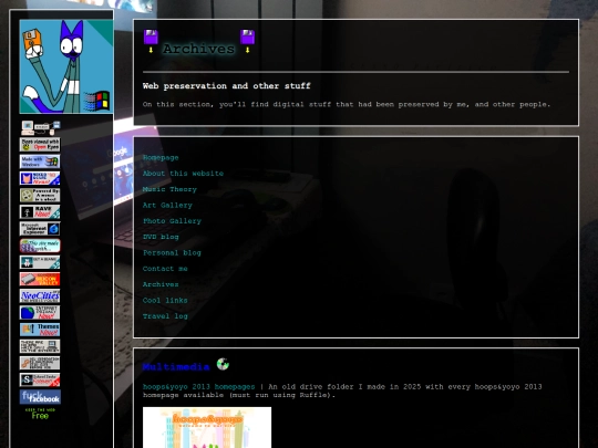 archives screenshot
