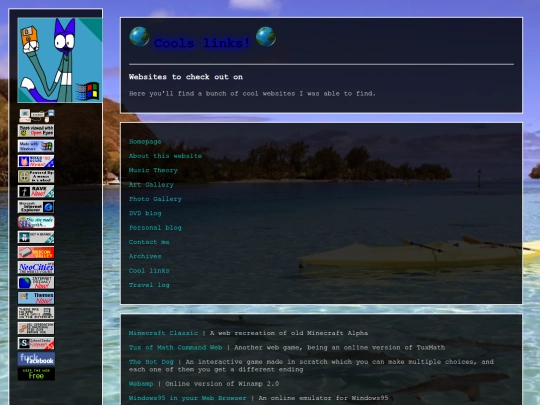links screenshot