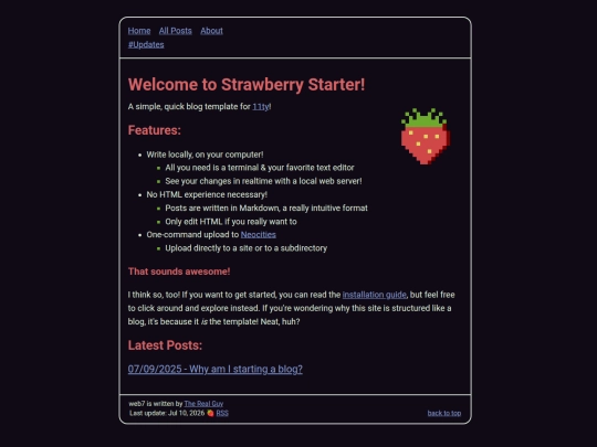 blog screenshot