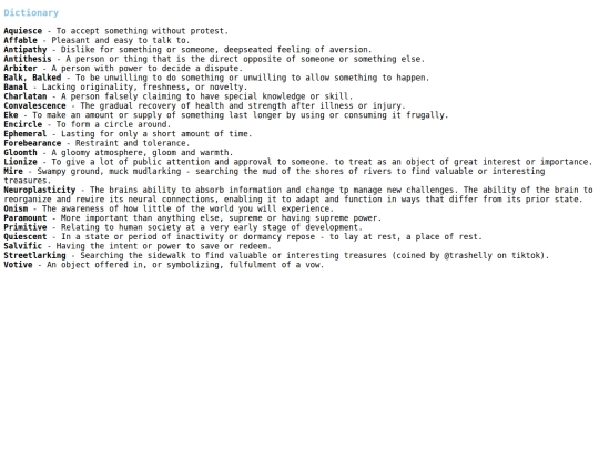 dictionary screenshot