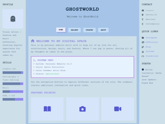 GhostWorld Home1 screenshot