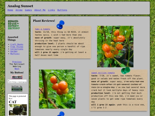 garden/reviews screenshot