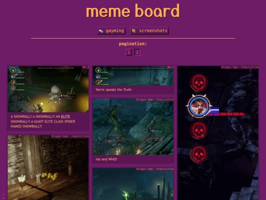 gayming/board/board-p2 screenshot