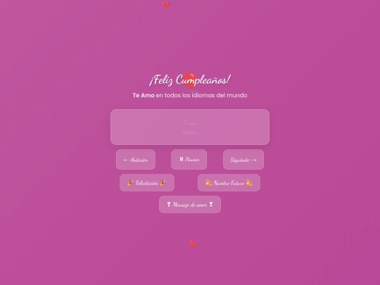 Cumpleaños screenshot