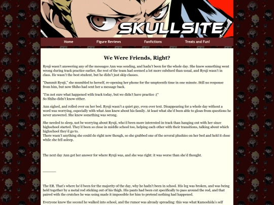 Fics/WeWereFriends screenshot