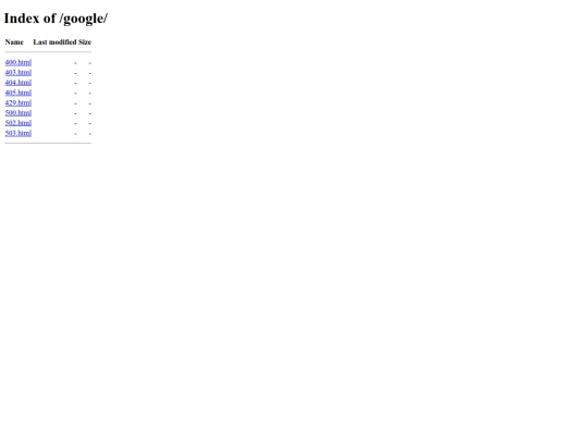 google/landing screenshot