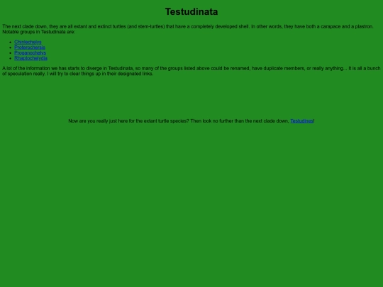 chelonians/testudinata screenshot