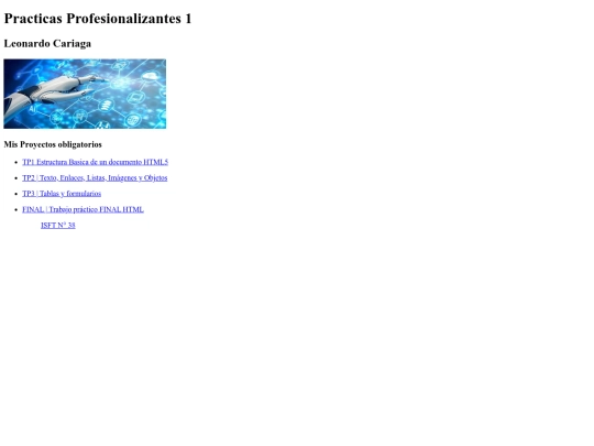 index screenshot