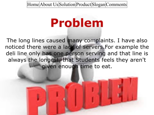 problem screenshot