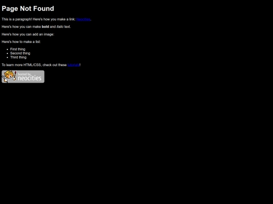 not_found screenshot