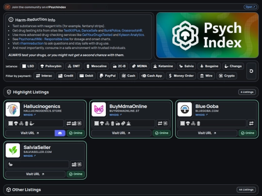 index screenshot