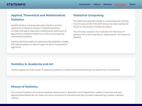 applications screenshot