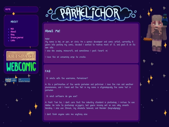 text/about screenshot
