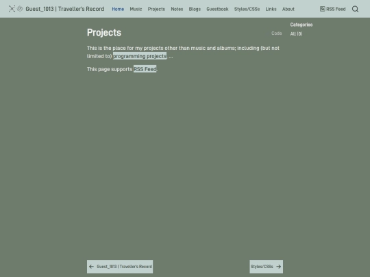 projects screenshot