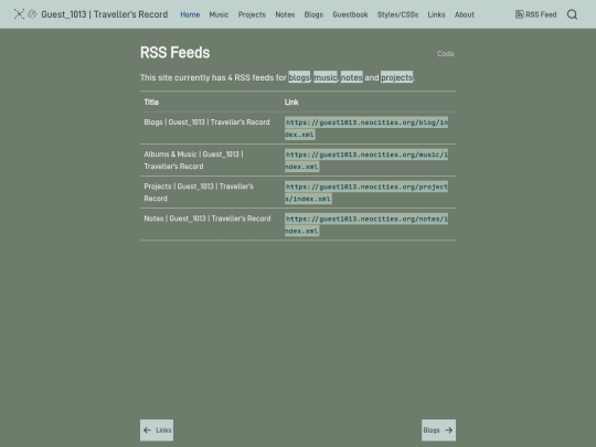 rss screenshot