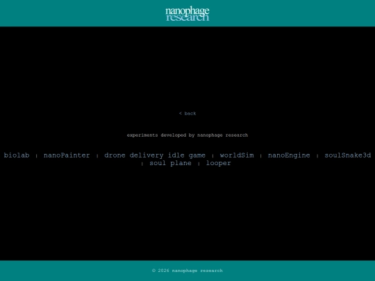 experiments screenshot