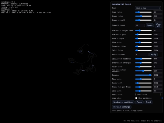 experiments/nanoEngine screenshot
