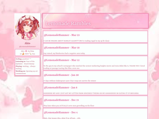 microblog screenshot