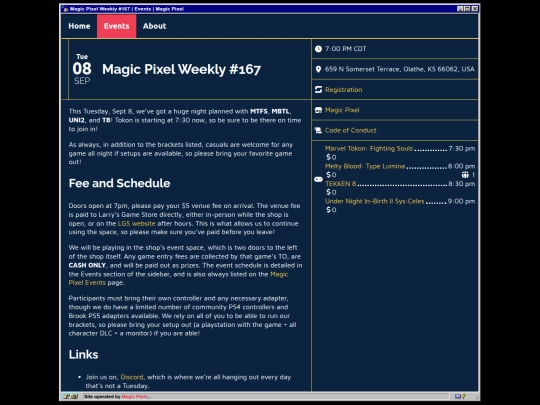 events/2026/09/magic-pixel-weekly-167 screenshot