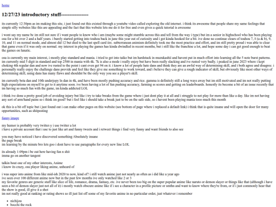 blog screenshot