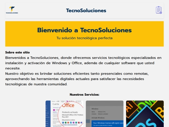 TECNOSOLUCIONESINDEX screenshot