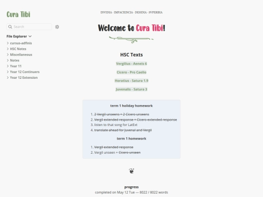 latin-notes screenshot