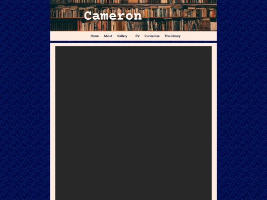 CV screenshot