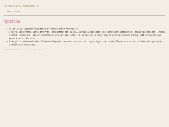 el cofre de la moderadora/updates screenshot