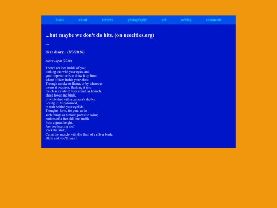 writing screenshot