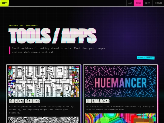 tools screenshot