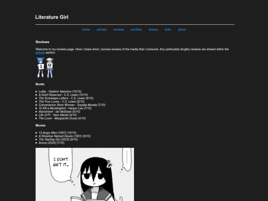 reviews screenshot