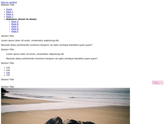 layout screenshot