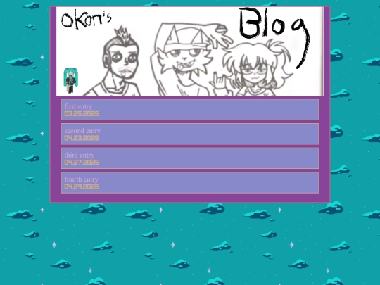 blog screenshot