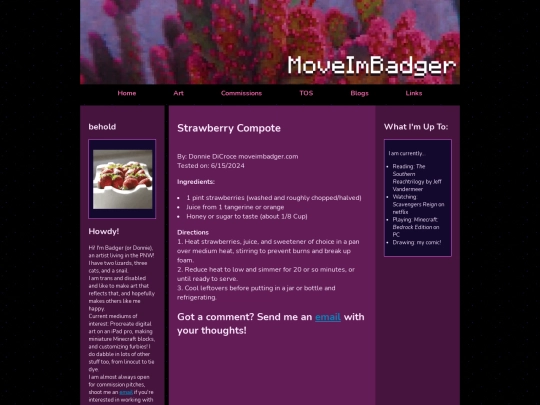recipe/strawberrycompote screenshot