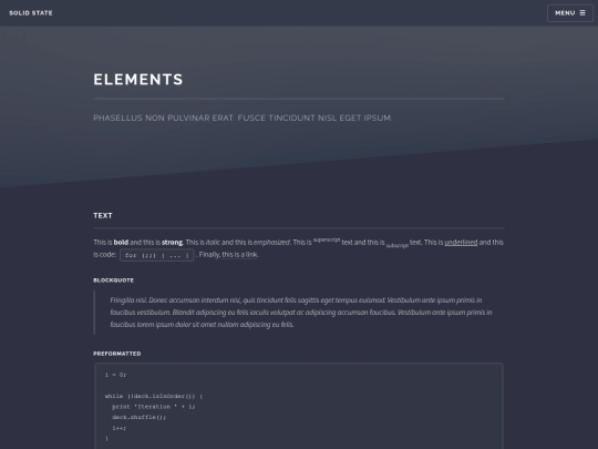 elements screenshot