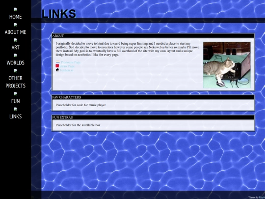 links screenshot