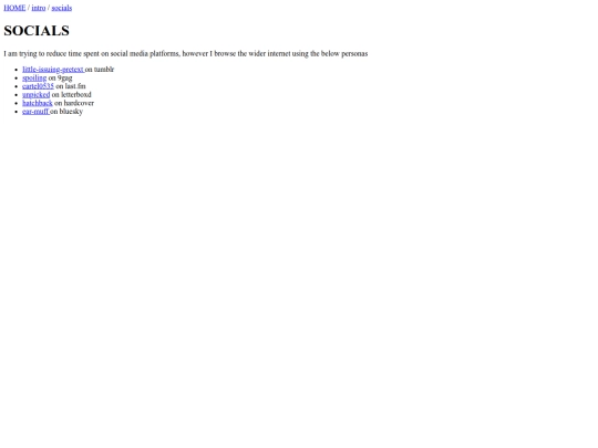 pages1/socials screenshot