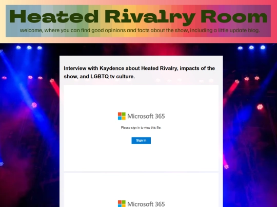 Heated Rivalry Hub screenshot